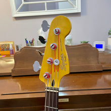 Load image into Gallery viewer, 2013 Squier Classic Vibe 60's P Bass Fiesta Red w/mods