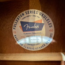 Load image into Gallery viewer, Like New! 2025 Fender Fullerton Precision Bass Uke Sunburst