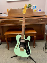 Load image into Gallery viewer, New! Bradfute Thinline Tele Style mint green
