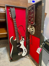 Load image into Gallery viewer, 1960's Silvertone 1448 - Black w/ Amp Case