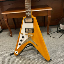 Load image into Gallery viewer, 1998 Epiphone '58 Flying V Korina Lefty