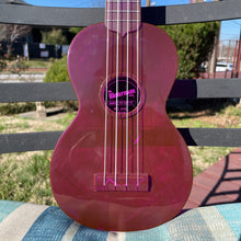 Load image into Gallery viewer, New! Kala Waterman Fluorescent Purple Soprano Ukulele