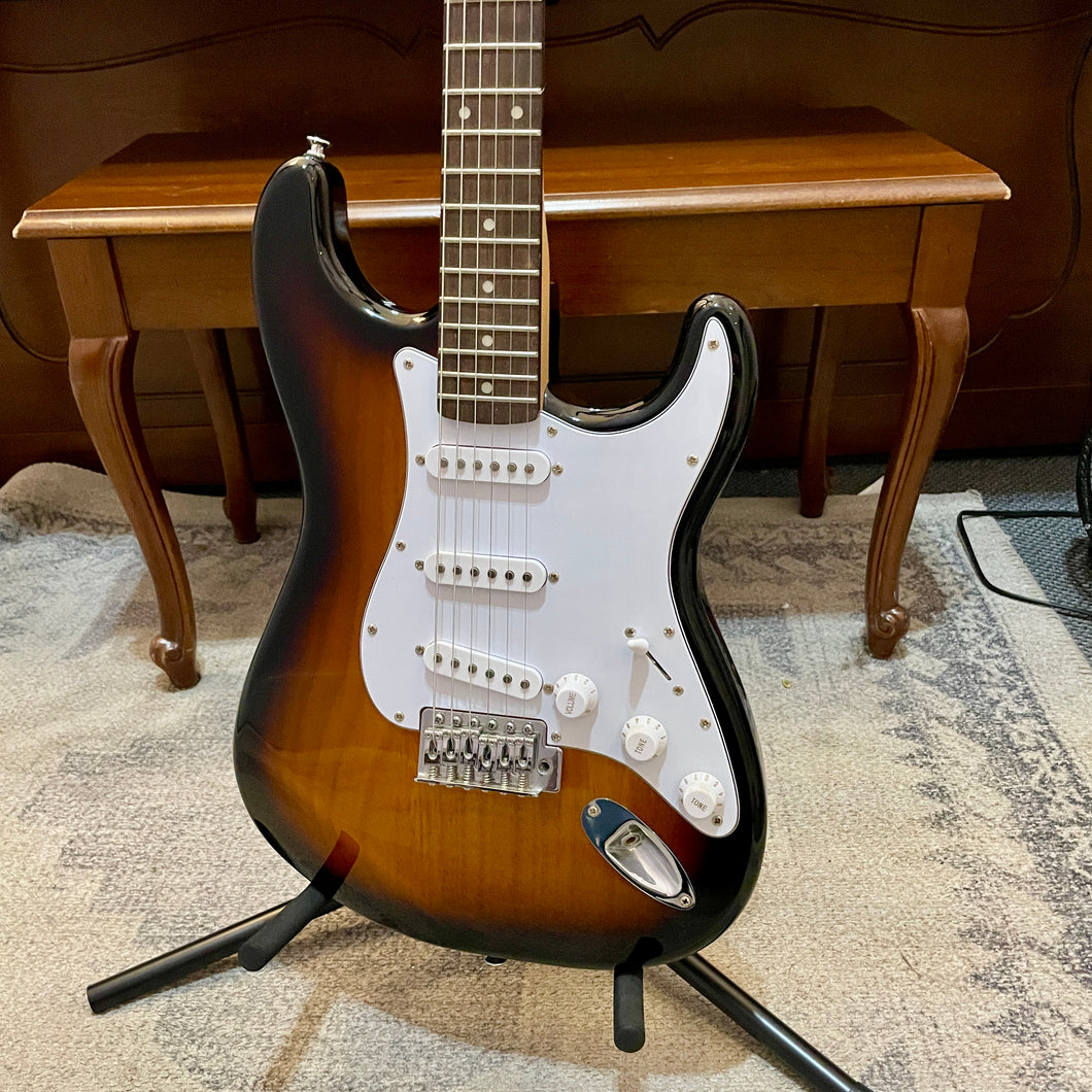Used 2019 Fender Squier Strat Tobacco Burst