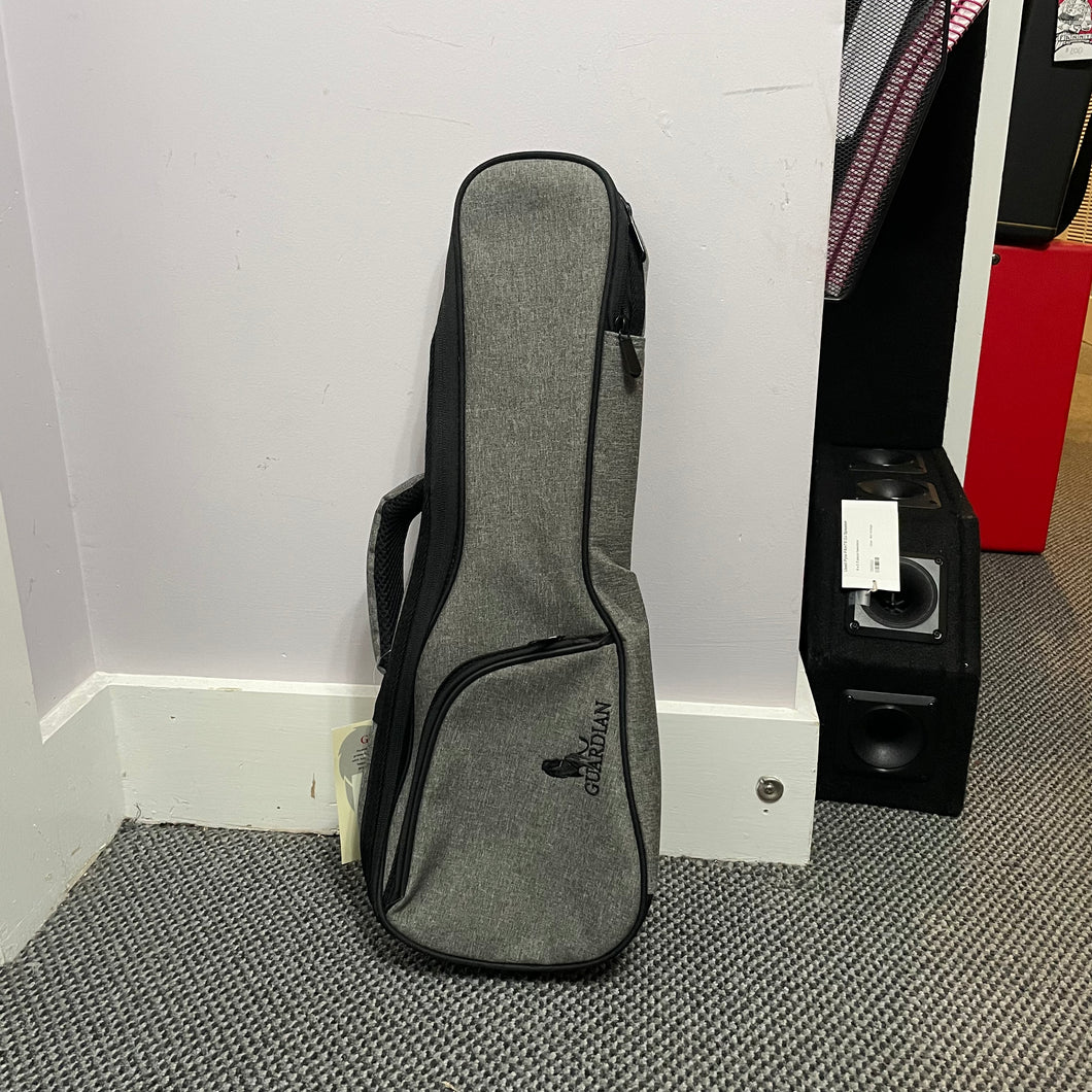 Guardian CG-095-US Ukulele Gig Bag, Gray Heather, Soprano