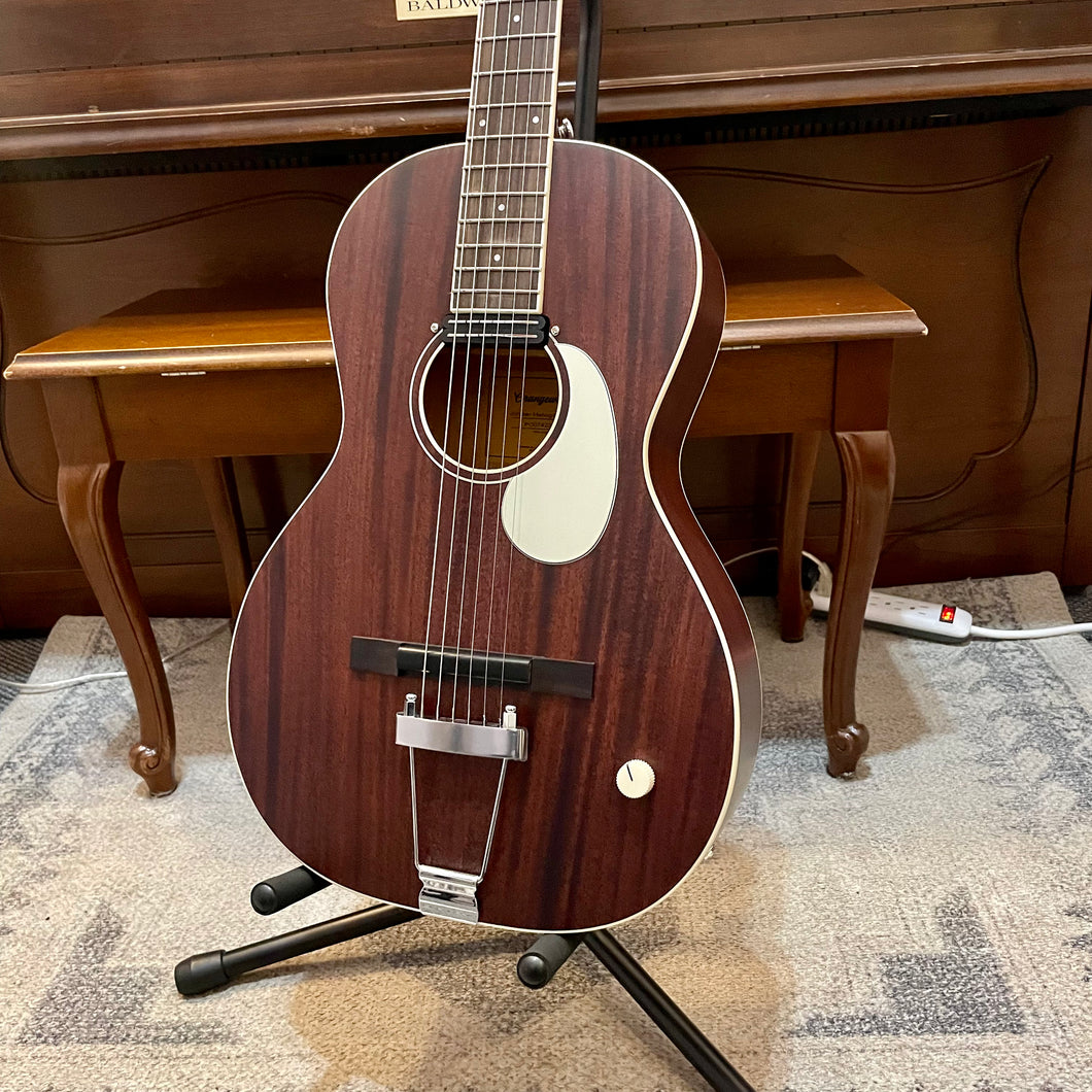 New! Orangewood Juniper Live Rubber Bridge Parlor - Mahogany