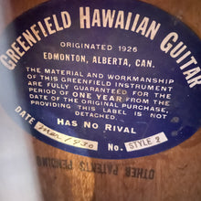 Load image into Gallery viewer, 1930&#39;s Greenfield Hawaiian Style 2 Lap Box
