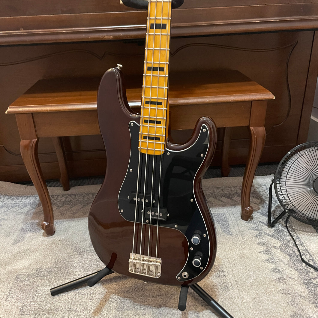 2020 Squier Classic Vibe P. Body/J. Neck Mods Mocha Brown