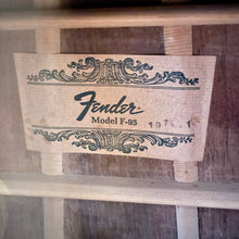 Load image into Gallery viewer, RARE! 1974 Fender F95 Acoustic

