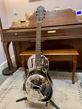 Load image into Gallery viewer, Lightly Used! Recording King RM-993 Nickel Plated Parlor Resonator
