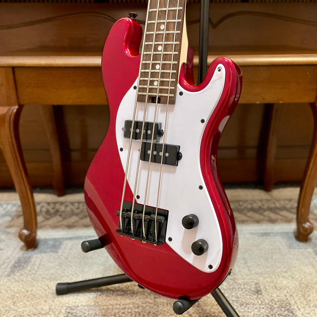 New! Kala Solid Body Fretted U-Bass Metallic Red