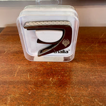 Load image into Gallery viewer, Thalia Black Chrome Finish Capo - Pearl Dragon Scales
