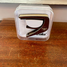 Load image into Gallery viewer, Thalia Black Chrome Finish Capo - Vintage Pearl Save the Bees
