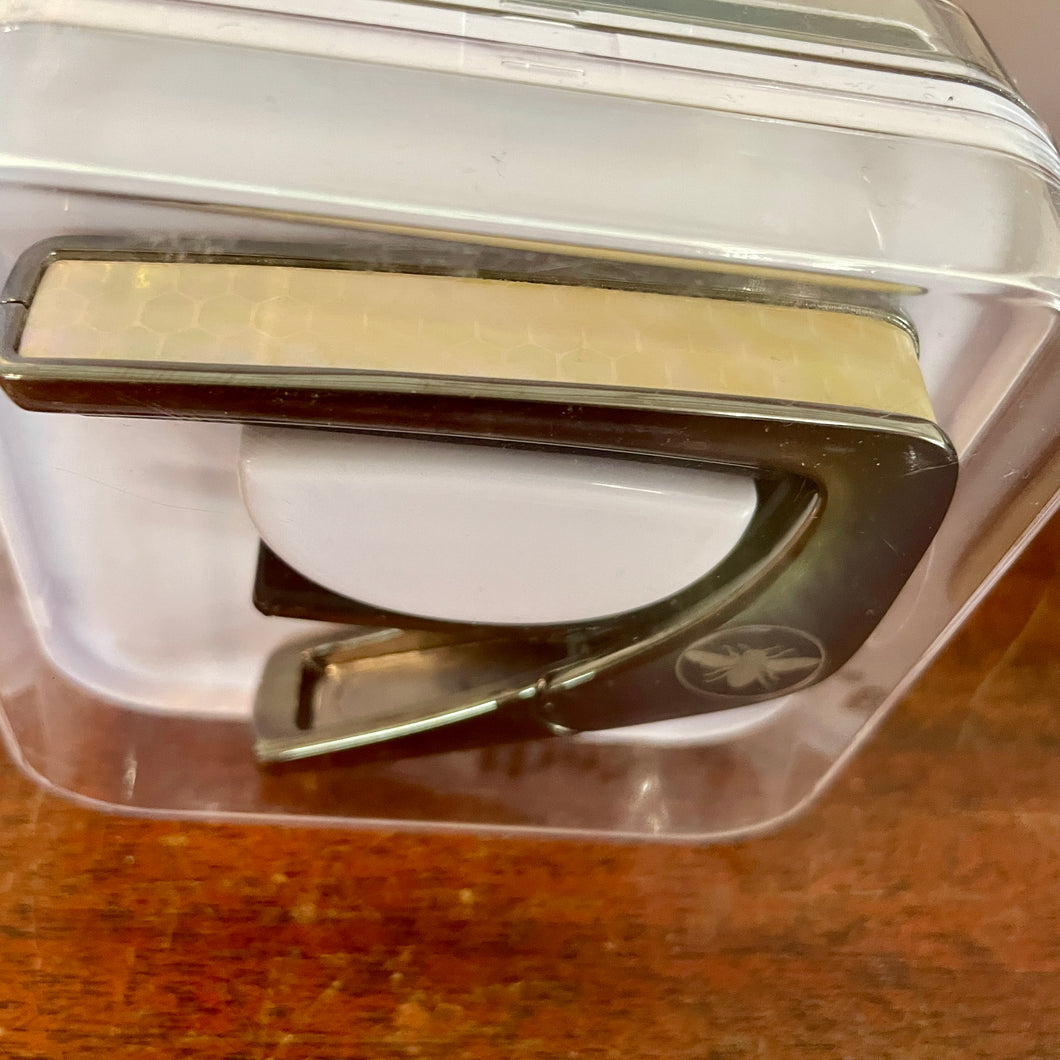 Thalia Black Chrome Finish Capo - Vintage Pearl Save the Bees