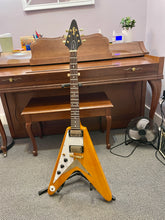 Load image into Gallery viewer, 1998 Epiphone '58 Flying V Korina Lefty
