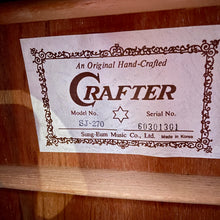 Load image into Gallery viewer, Used Crafter SJ-270 Jumbo Sunburst
