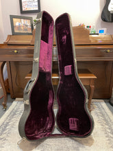 Load image into Gallery viewer, Vintage (1970's?) Gibson Bass Case Purple Interior
