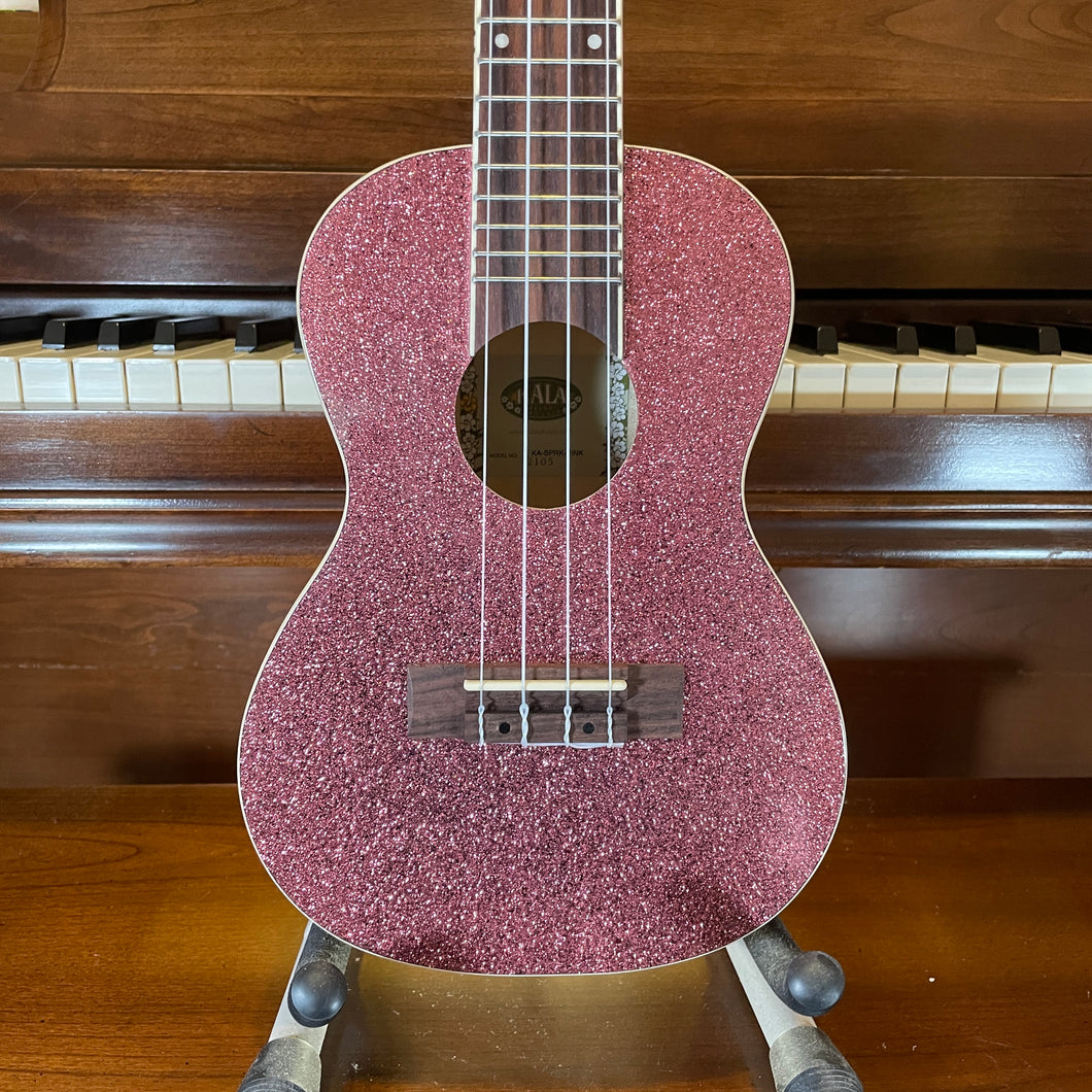 New! Kala Pink Champagne Sparkle Uke